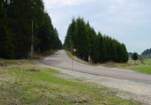 la route de Mouthe en Suisse