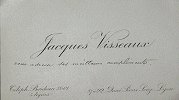carte de visite de Jacques Visseaux