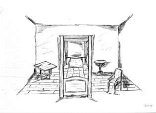 la 1ere chambre du haut