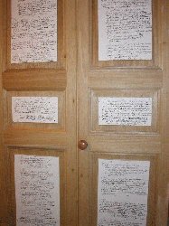 une des portes du placard